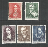 Netherlands 1947 Year, Used Stamps Mi.# 490-94 - Gebruikt