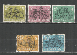 Netherlands 1952 Year, Used Stamps Mi.# 601-605 - Gebraucht