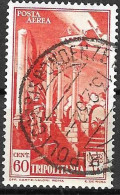 TRIPOLITANIA - 1931 - POSTA AEREA  - C. 60 - USATO (YVERT AV 9 - MICHEL 134 - SS A 10) - Tripolitania