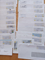 Lot Timbres De Distributeurs Sur Lettres - Covers & Documents