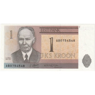 Billet, Estonie, 1 Kroon, KM:69a, NEUF - Estonie