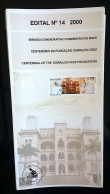 Brochure Brazil Edital 2000 14 Oswaldo Cruz Health Foundation Without Stamp - Storia Postale