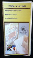 Brochure Brazil Edital 2000 18 Education Without Stamp Telecourse - Lettres & Documents