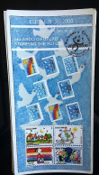 Brochure Brazil Edital 2000 02 Sealing The Future Philately Without Stamp - Lettres & Documents