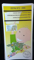 Brochure Brazil Edital 2000 03 Education Without Stamp Textbook - Lettres & Documents