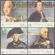 AUSTRALIA 1986, 200 YEARS Of The SETTLEMENT Of AUSTRALIA, COMPLETE MNH SERIES With GOOD QUALITY, *** - Ongebruikt