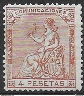 Spain Mh * 700 Euros 1873 Original Gum Clean Hinged - Unused Stamps