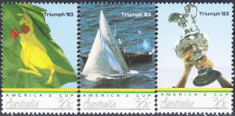 AUSTRALIA 1986, WINNING Of The AMERICA'S CUP In 1983, COMPLETE MNH SERIES With GOOD QUALITY, *** - Ongebruikt