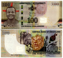 Swaziland 100 Emalangeni 2017 P-42 UNC - Swasiland