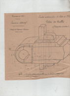 Ecoles Arts Métiers Concours 1921 Tête De Bielle Beauvais  Planche 14 - Andere Plannen