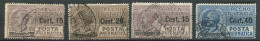 REGNO 1924-25 POSTA PNEUMATICA SERIE CPL. USATA - Poste Pneumatique