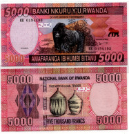 Rwanda 5000 Francs 2014 P-41 UNC - Ruanda