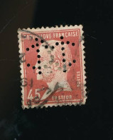 PERFORÉ- N°175 Obl -45c ROUGE -PASTEUR - PERFORÉ - 1922-26 Pasteur