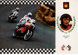 Angel Nieto (Espagne) - Moto Derbi 125 GP - Serie Gran Prix - CPM - Moto Sport