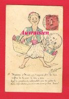 Illustrateur Signé CHAGNY Madame Et M'siou J'y T'apporte Plein Les Deux Couffins De La Part De Ton Z'ami... - Chagny