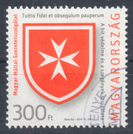 Sovereign Military Order Of Malta / Charity Religion Christianity - Hungary 2014 - Used - Postmark LETENYE - Used Stamps