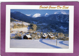 74 Saint Jean De Sixt Dans Le Fond La Chaine Des Aravis - Saint-Jean-de-Sixt