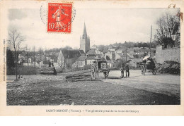 86. N°206159. Saint Benoit. Vue Générale Prise De La Route De Gençay - Saint Benoit