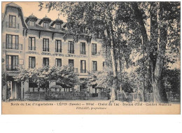 73 . N° 45970 . Lépin . Hotel Chalet Du Lac.cp Publicitaire - Aiguebelle