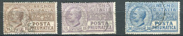 REGNO 1913-23 POSTA PNEUMATICA SERIE CPL. USATA - Pneumatic Mail