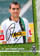 Fußball-Autogrammkarte AK Juan Fernando Arango Borussia Mönchengladbach 09-10 Venezuela Caracas RCD Mallorca De Pachuca - Autografi