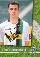 Fußball-Autogrammkarte AK Roberto Colautti Borussia Mönchengladbach 09-10 FC Lugano Maccabi Haifa IFA Israel AEK Larnaka - Authographs