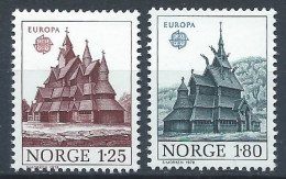 Norvège YT 725-726 Neuf Sans Charnière XX MNH Europa 1978 - Ungebraucht
