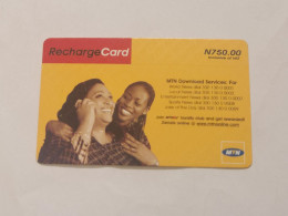 NIGERIA(NG-MTN-REF-0015)-Mother And Daughter-(48)-(3957-7991-9529)-(N750.00)-used Card - Nigeria