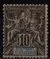 ANJOUAN 1892-99 SANS GOMME - Unused Stamps