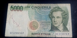 Italie - Italien - Italy 5000 Lires 4/01/1985 TTB - 5000 Liras