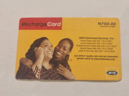 NIGERIA(NG-MTN-REF-0015)-Mother And Daughter-(55)-(7585-7126-0962)-(N750.00)-used Card - Nigeria