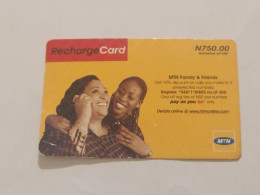 NIGERIA(NG-MTN-REF-0015)-Mother And Daughter-(58)-(8642-2120-0749)-(N750.00)-used Card - Nigeria