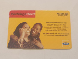 NIGERIA(NG-MTN-REF-0015)-Mother And Daughter-(59)-(9148-1410-6614)-(N750.00)-used Card - Nigeria