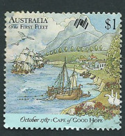 Australie 1987, The 200th Anniversary Of The Colonization Of Australia; First Fleet - Cape Of Good Hope. Used. - Gebruikt