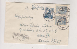 POLAND RYBNIK Registered Cover To Austria - Cartas & Documentos