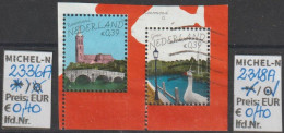 2005 - NIEDERLANDE - SM "Schöne Niederlande" 2x 0,65 € Mehrf. - S.Scan  (2318Ao + 2336Ao Nl) - Used Stamps