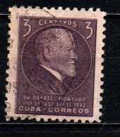 CUBA - 1953 - DR. RAFAEL MONTORO - USATO - Used Stamps
