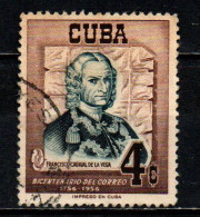 CUBA - 1956 - FRANCISCO CAGIGAL DE LA VEGA - USATI - Gebruikt