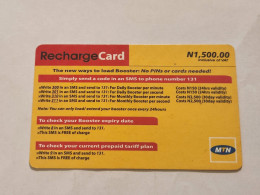 NIGERIA(NG-MTN-REF-0016C)-Ways To Load Booster-(64)-(0915-5794-8893)-(N1.500.00)-used Card - Nigeria