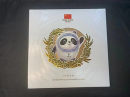 China 2022 Chinese Team Gold Winer In Beijing 2022 Olympic Winter Games Special Sheet And Cards Album - Hiver 2022 : Pékin