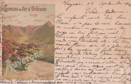 B13- CHEMIN DE FER D ' ORLEANS - AUVERGNE - LE MONT DORE - PAR  HUGO ALESI - EN  1902 - ( 2 SCANS )   - D'Alési, Hugo