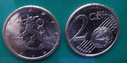 2000 FINLAND 2 Euro  CENT  EIRO  COIN  - UNC  FROM MINT ROLL - Finnland