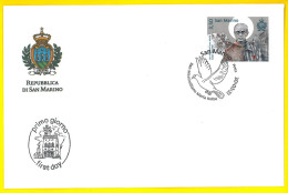 SAN MARINO 2021 FDC 80° Anniversary San Massimiliano Maria KOLBE First Day Cover - FDC