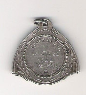 Médaille De Foot De 1923 En Argent 800 - Autres & Non Classés