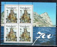 700 Ans De Dévotion à Notre-Dame D'Europe (feuillet De 4 Timbres). Emission Conjointe Avec Le Vatican - Unused Stamps