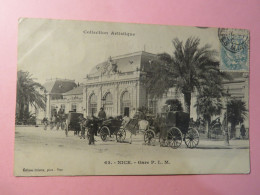 NICE, ALPES MARITIMES, GARE PLM, CPA - Bauwerke, Gebäude