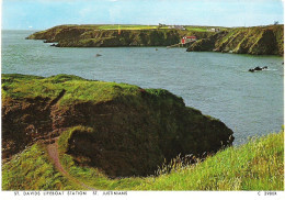 ST. DAVIDS LIFEBOAT STATION, ST. JUSTINIANS Circa 1983 USED POSTCARD M5 - Pembrokeshire