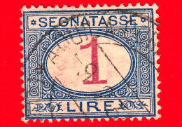 REGNO D'ITALIA - Usato - 1890 - Segnatasse - Cifra Entro Un Ovale - 1 L. - Taxe