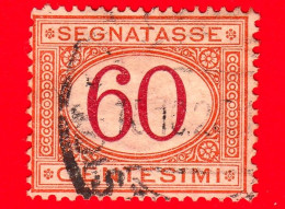 ITALIA - Usato -  1870 - 1890 - Segnatasse - Cifra Entro Un Ovale - 60 C. - Strafport