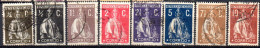 Portugal: Yvert N° 206/215B; 8 Valeurs; Cote 7.80€ - Gebraucht